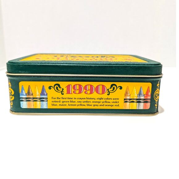 Vtg Crayola Collector's Colors Limited Edition Tin - Picture 6 of 13